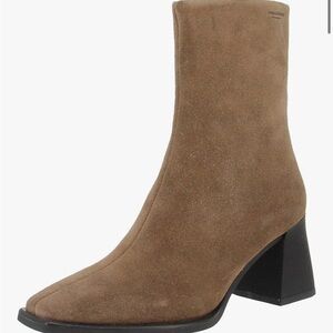 Vagabond Tan Heeled Boots